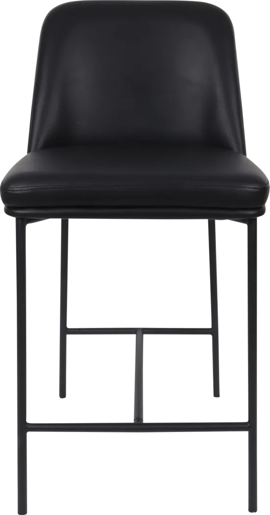 Nasli Black Counter Stool, Set of 2 - Thumbnail - Image 4
