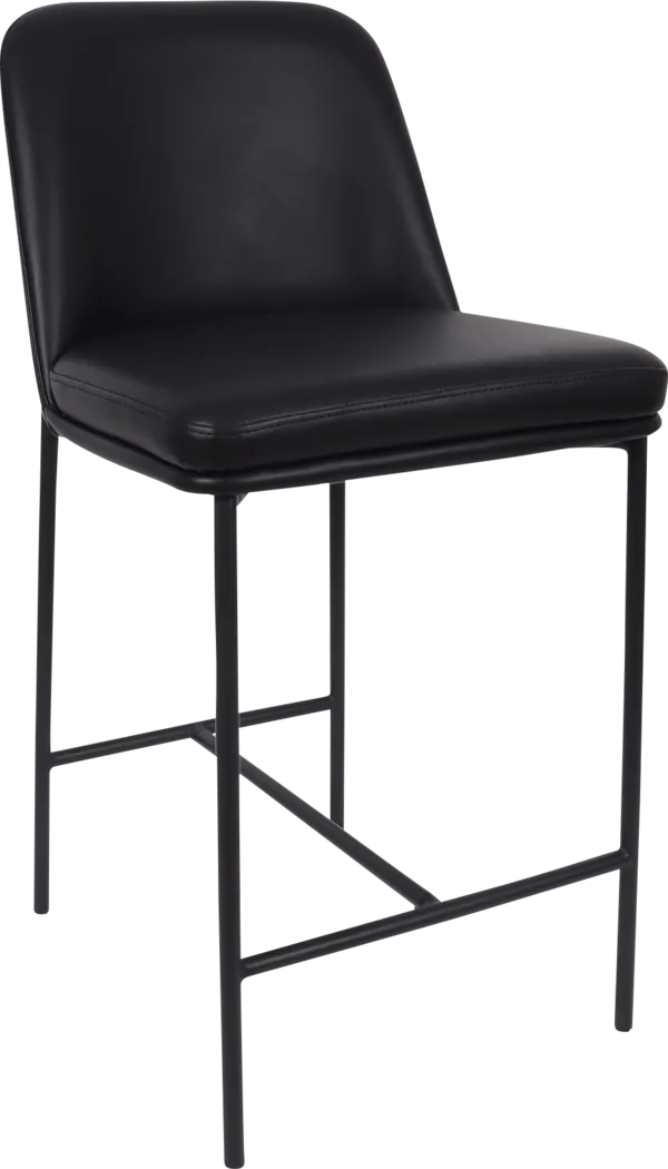 Nasli Black Counter Stool, Set of 2 - Thumbnail - Image 5