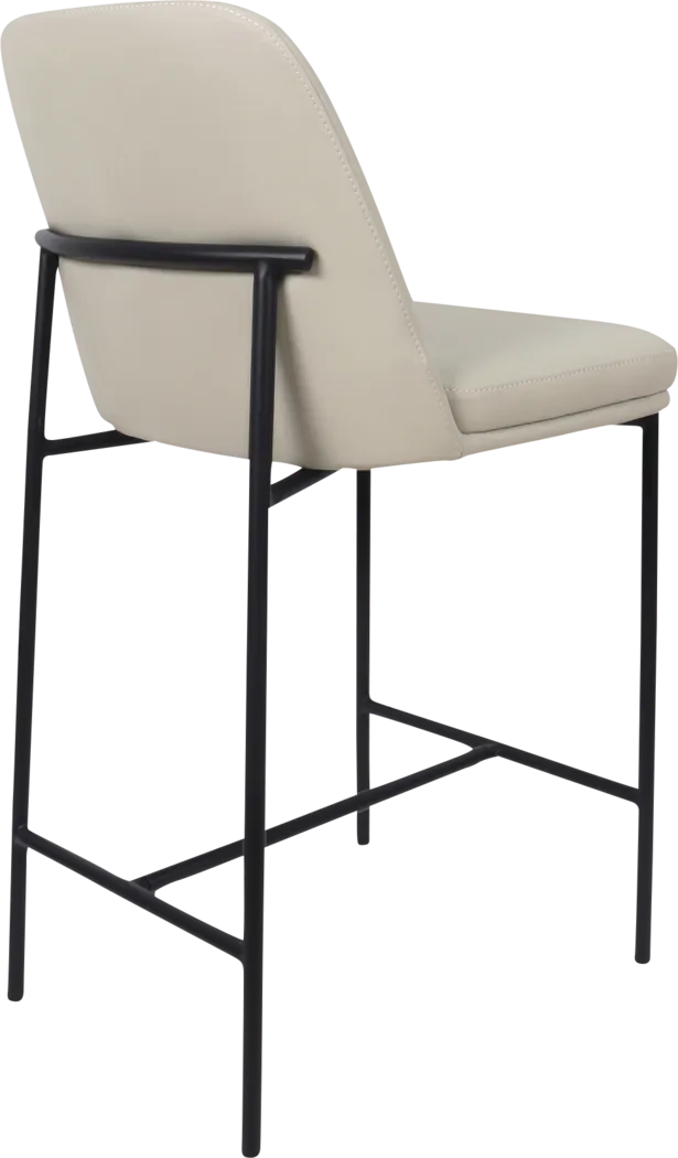 Nasli Gray Counter Stool, Set of 2 - Thumbnail - Image 2