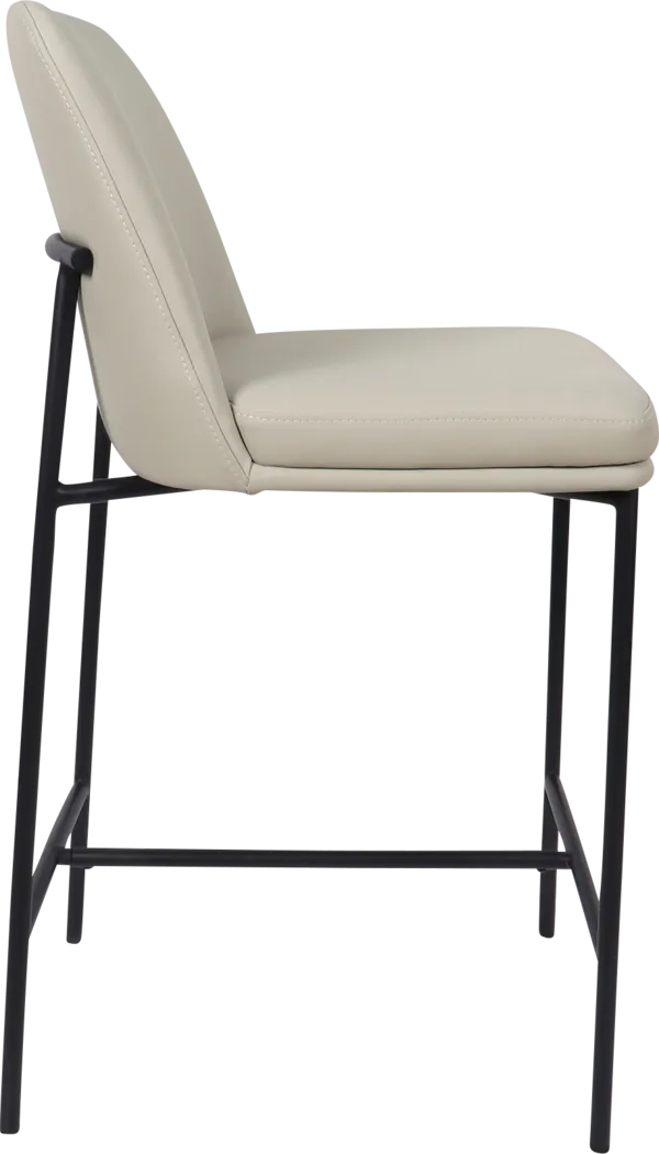 Nasli Gray Counter Stool, Set of 2 - Thumbnail - Image 4