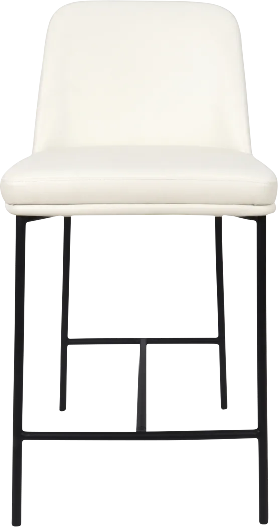 Nasli White Counter Stool, Set of 2 - Thumbnail - Image 4