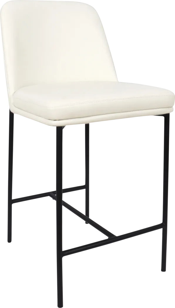 Nasli White Counter Stool, Set of 2 - Thumbnail - Image 5