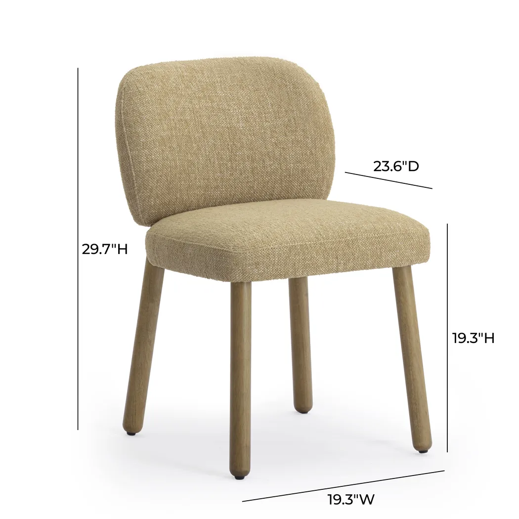 Nassan I Brown Dining Chair - Thumbnail - Image 2