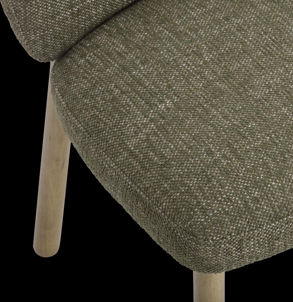 Nassan I Olive Green Dining Chair - Thumbnail - Image 3
