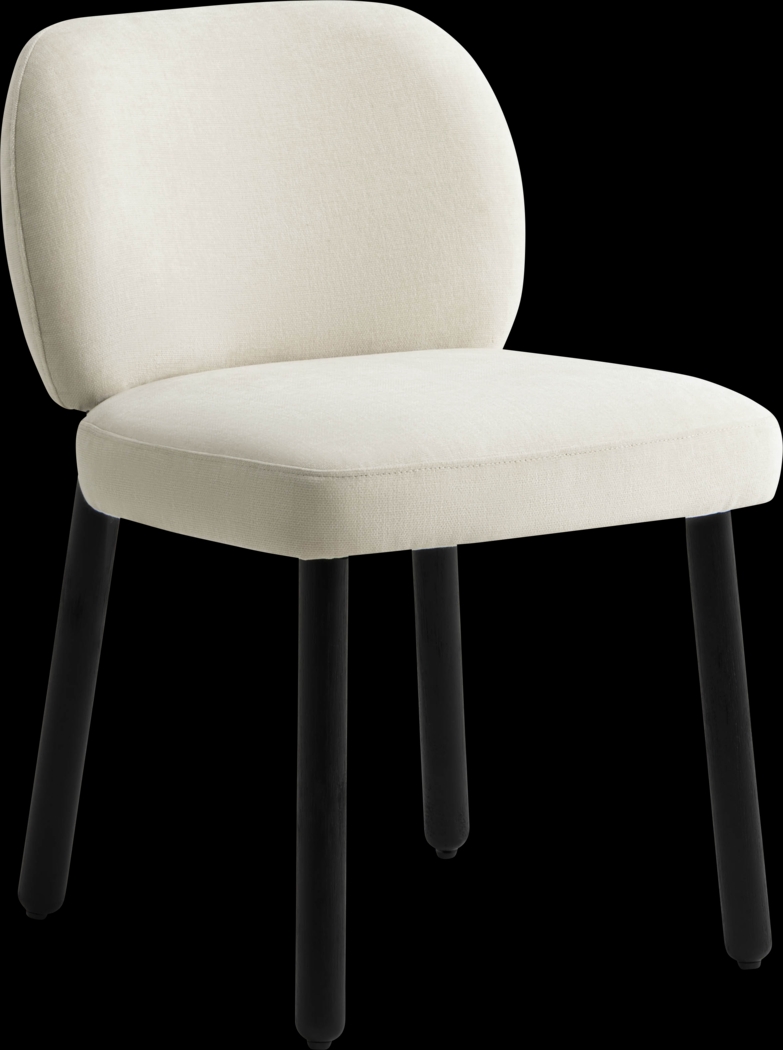 Nassan II Cream Dining Chair - Thumbnail - Image 1