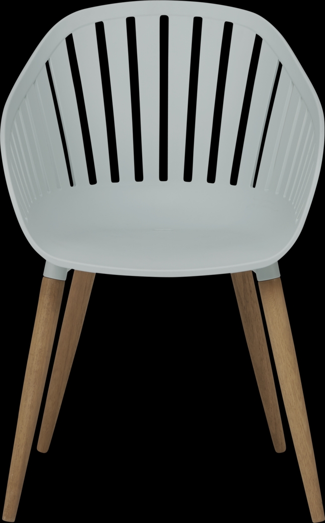 Nassau 5 Pc Rectangle Outdoor Dining Set with Green Chairs - Thumbnail - Image 4