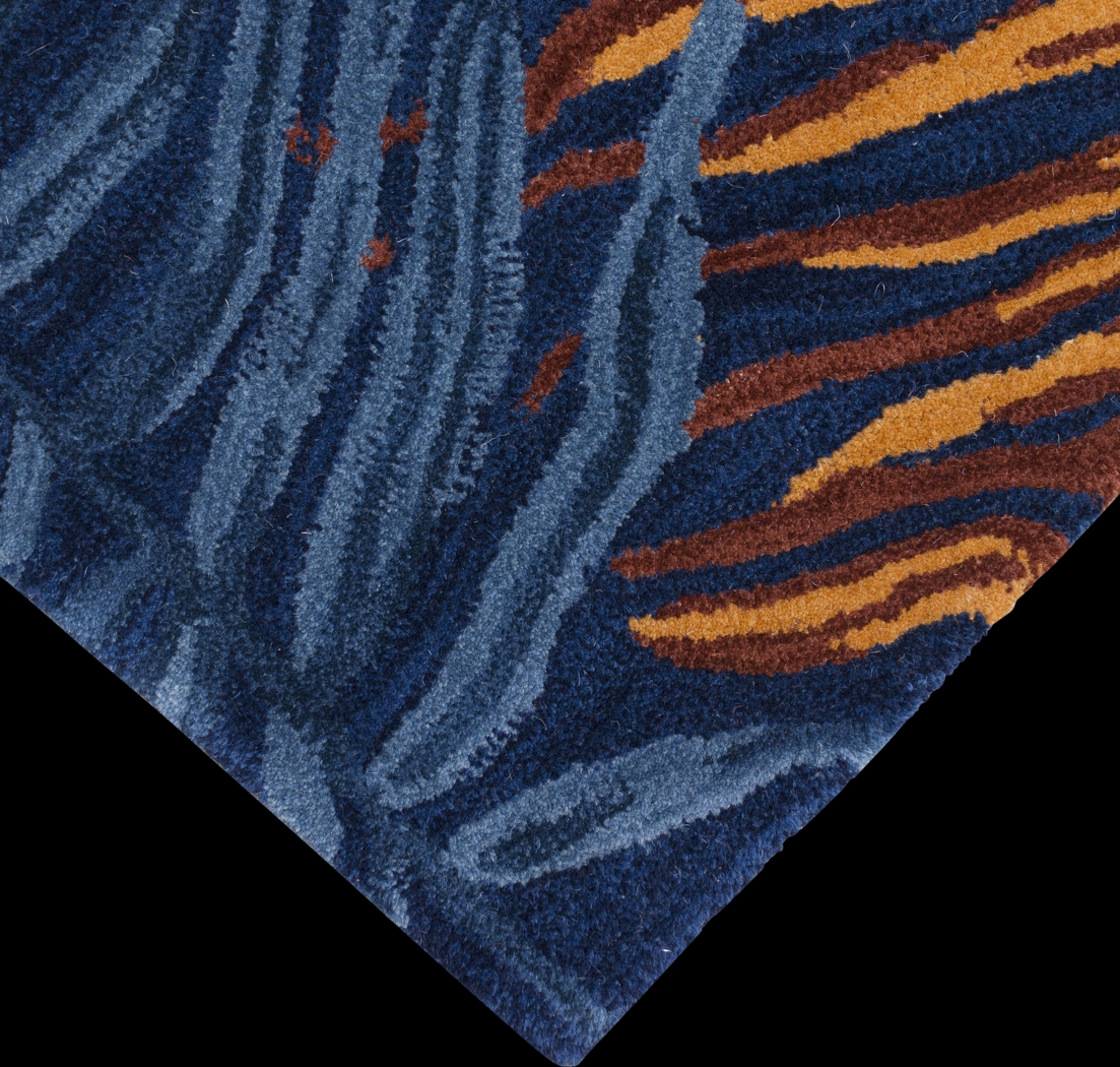 Nassella Navy 5 x 7'6 Rug - Thumbnail - Image 6