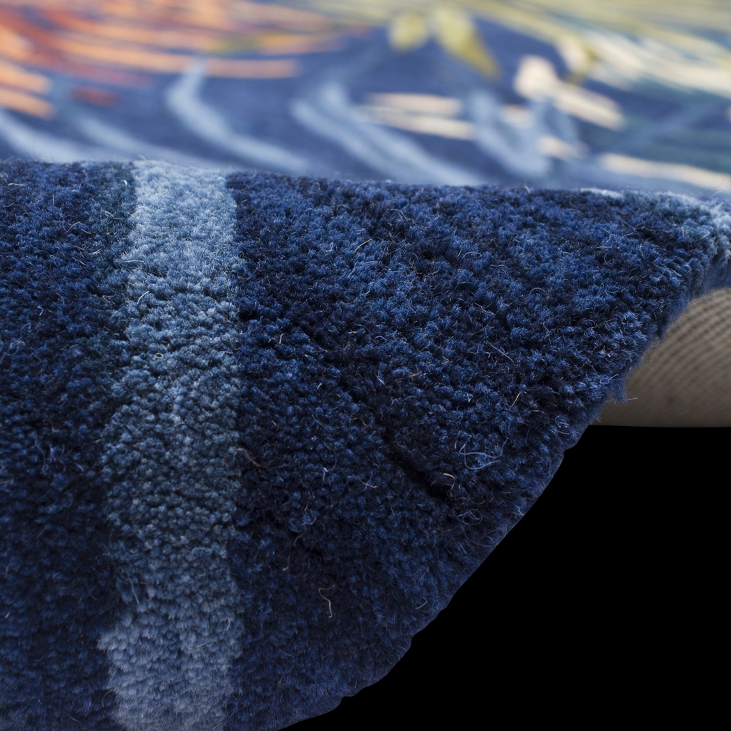 Nassella Navy 5 x 7'6 Rug - Thumbnail - Image 8