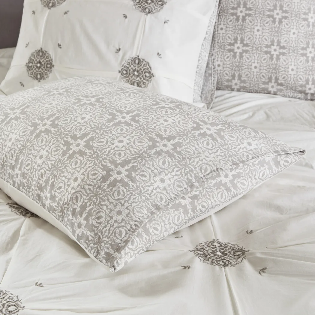 Nasworthy Ivory 6 Pc Full/Queen Comforter Set - Thumbnail - Image 13