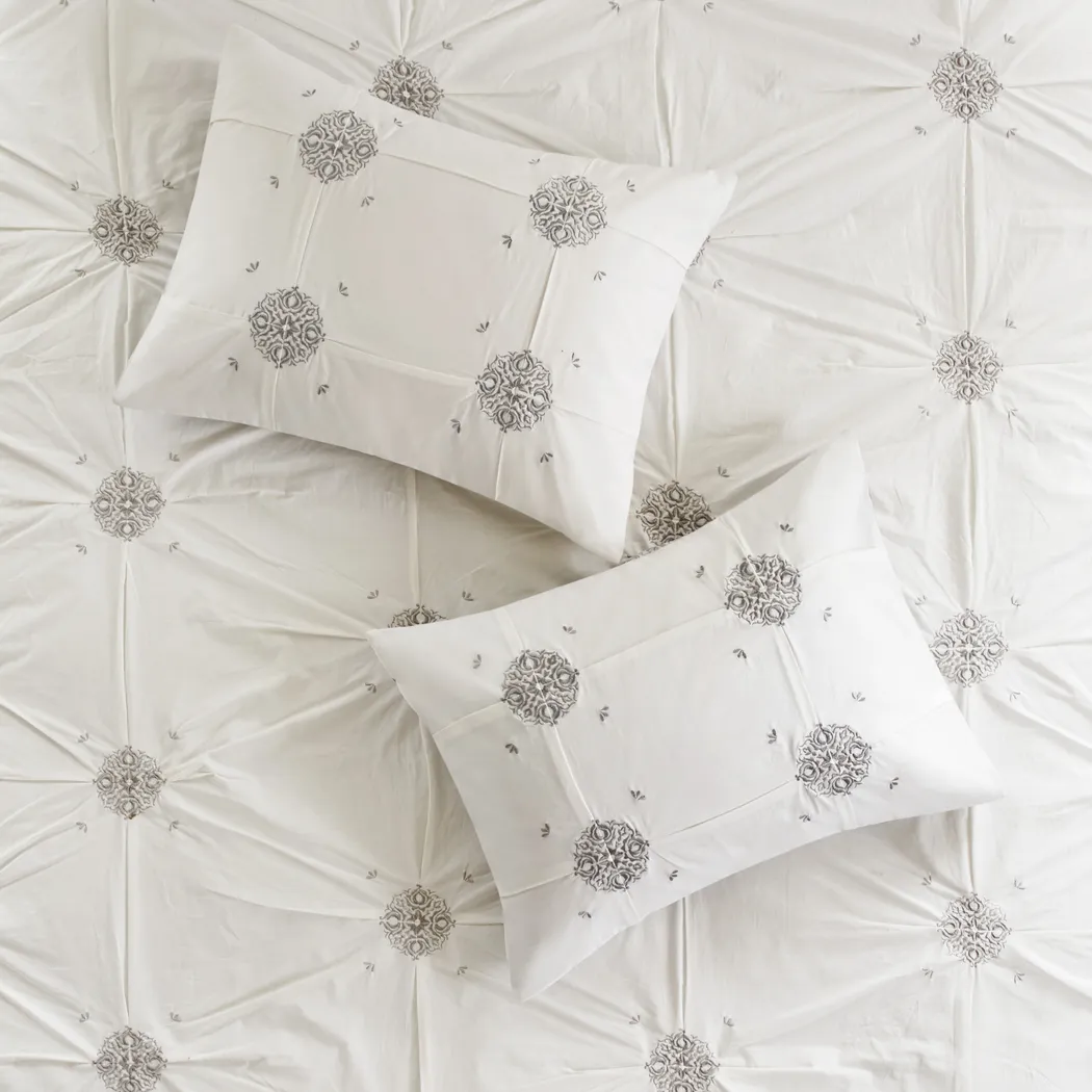 Nasworthy Ivory 6 Pc Full/Queen Comforter Set - Thumbnail - Image 14