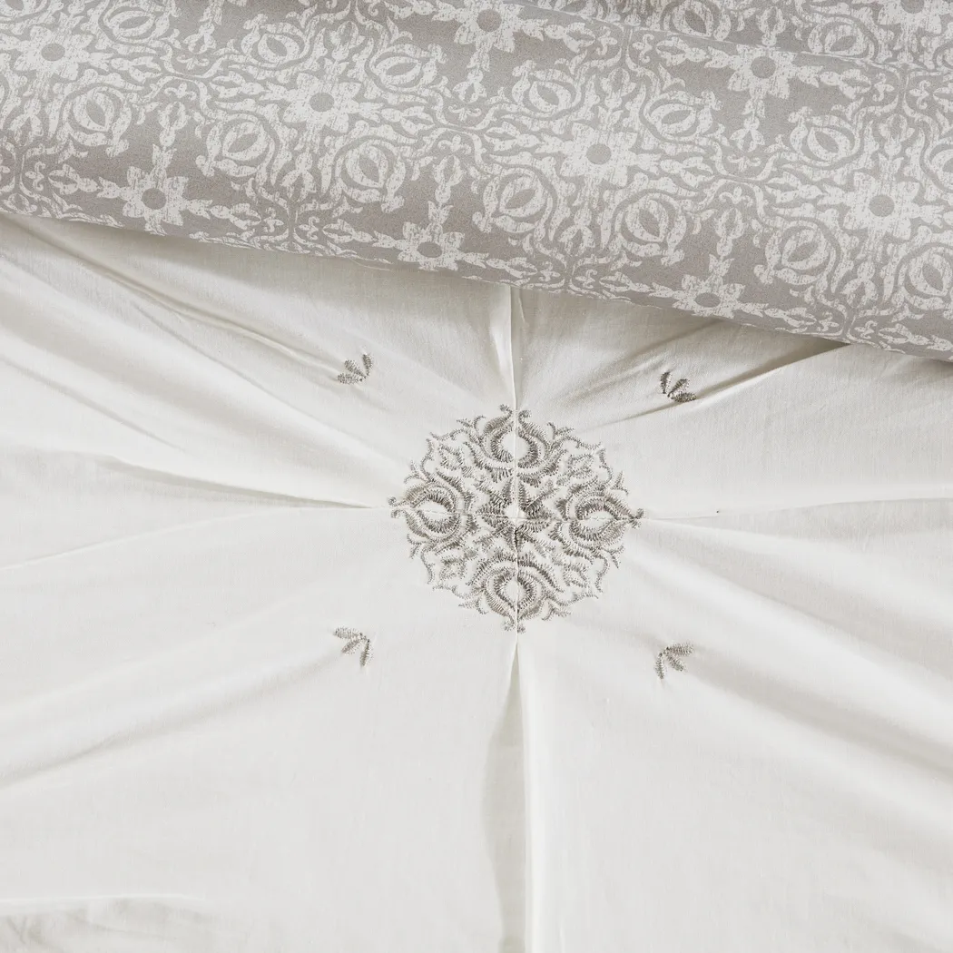 Nasworthy Ivory 6 Pc Full/Queen Comforter Set - Thumbnail - Image 16