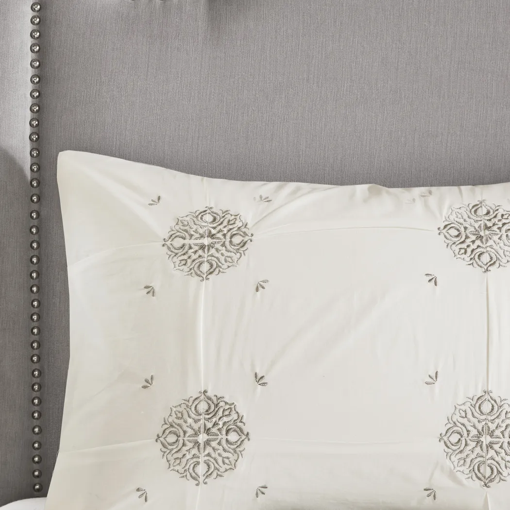 Nasworthy Ivory 6 Pc Full/Queen Comforter Set - Thumbnail - Image 18