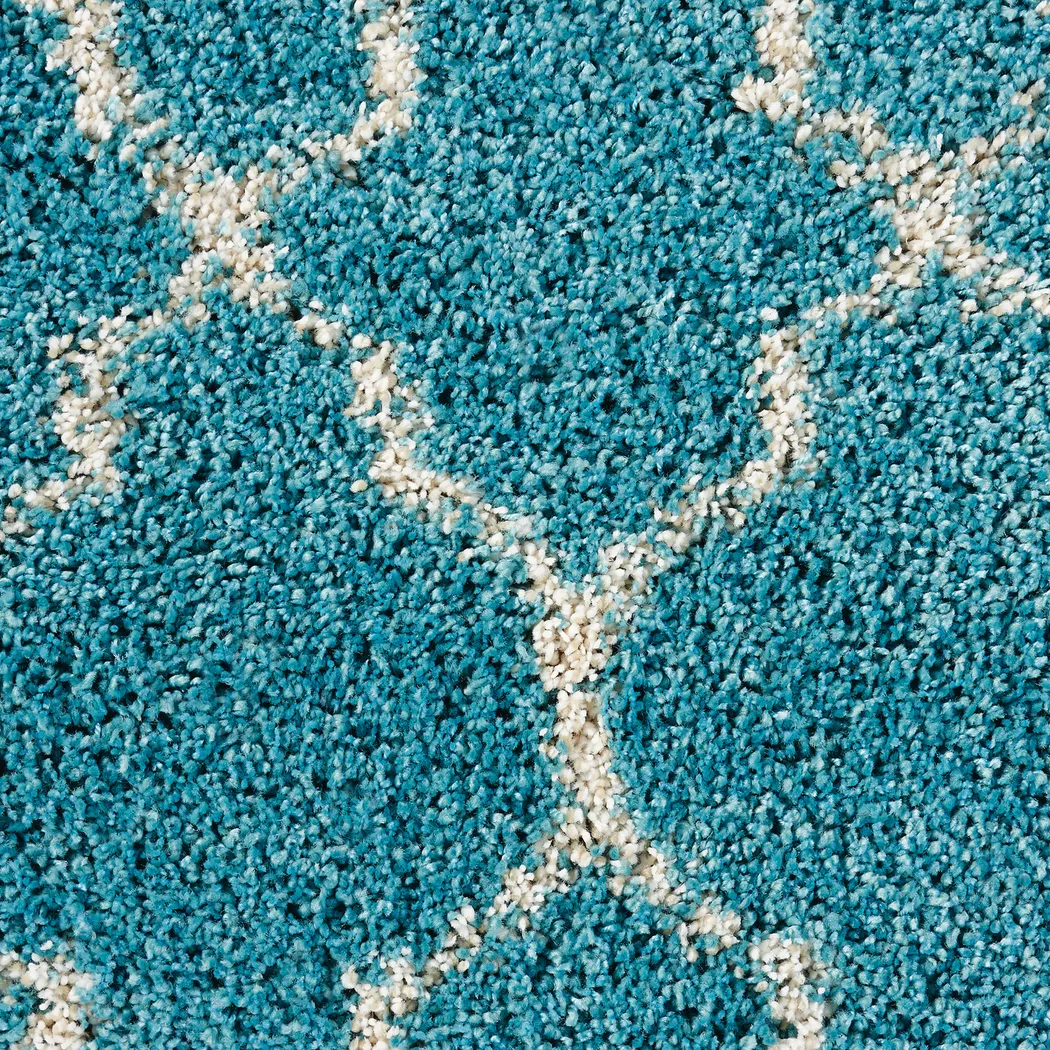 Natalia Aqua 5'3 x 7'6 Rug - Thumbnail - Image 3