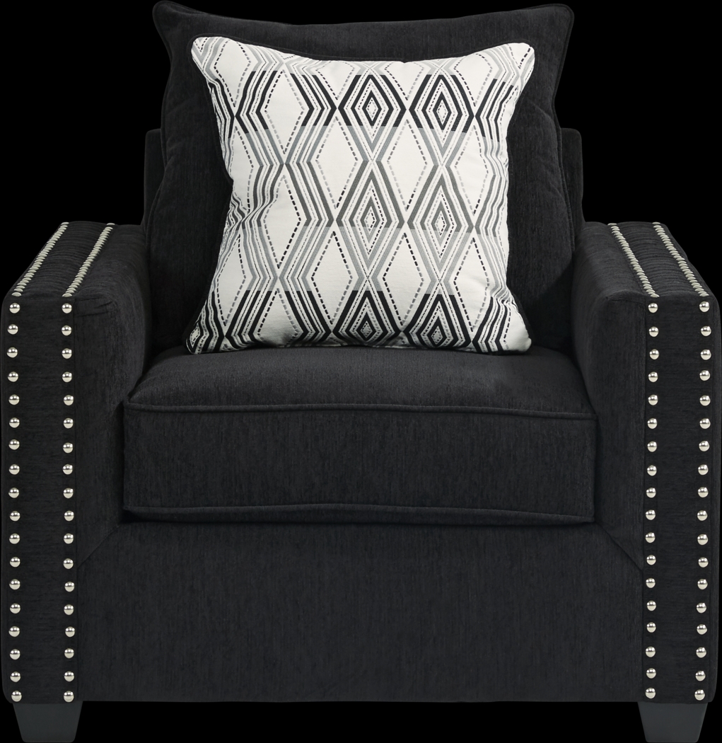 Natalia Black Chair - Thumbnail - Image 2