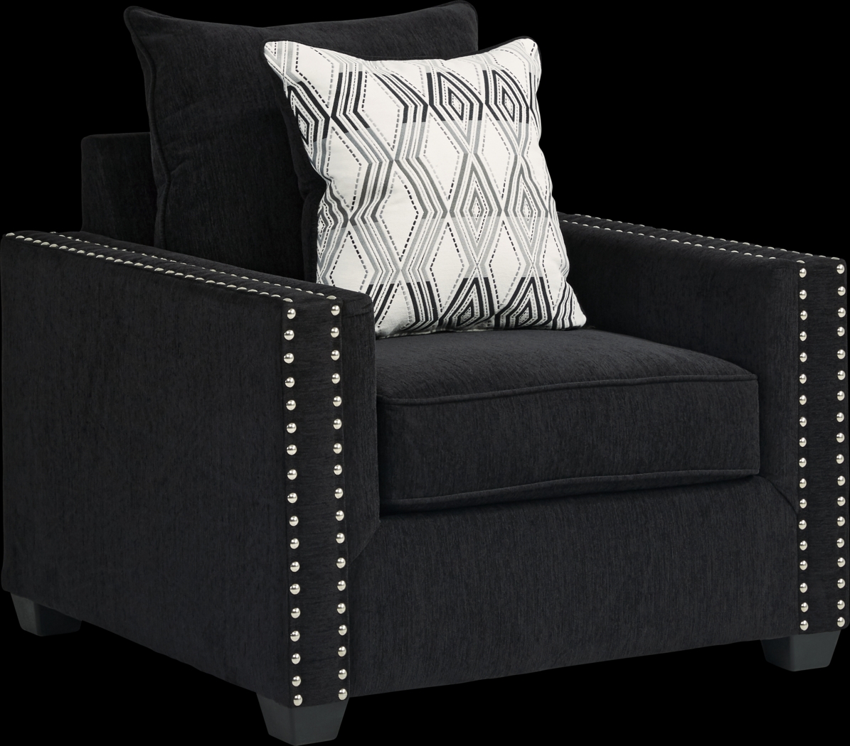 Natalia Black Chair - Thumbnail - Image 1