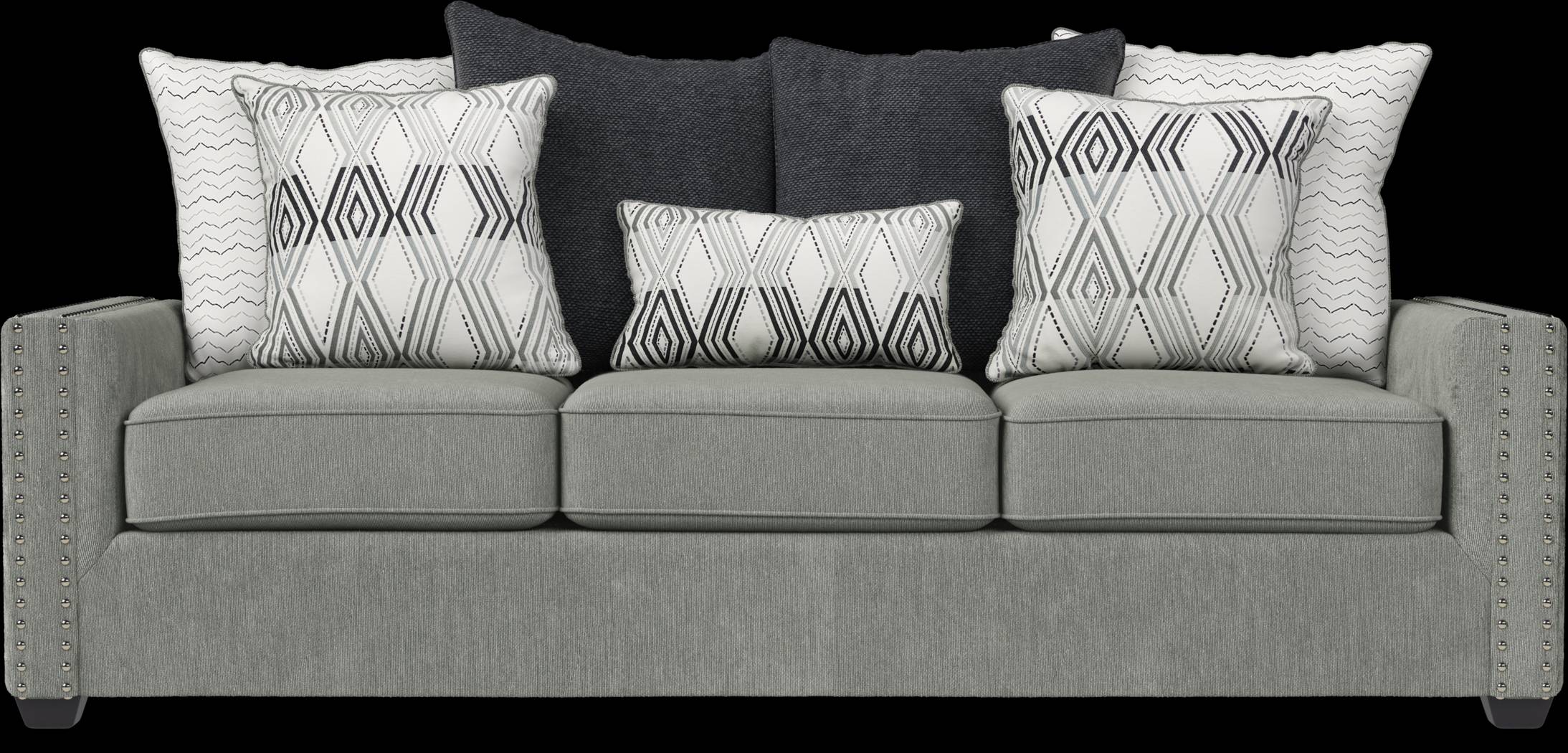 Natalia Gray 8 Pc Living Room - Thumbnail - Image 2