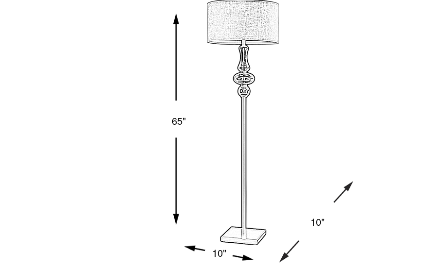 Dimension Image. Please refer to the Dimension Tab on this page for dimension details.
