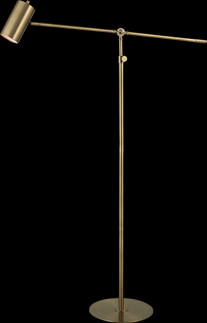 Natchez Avenue Brass Floor Lamp - Thumbnail - Image 7