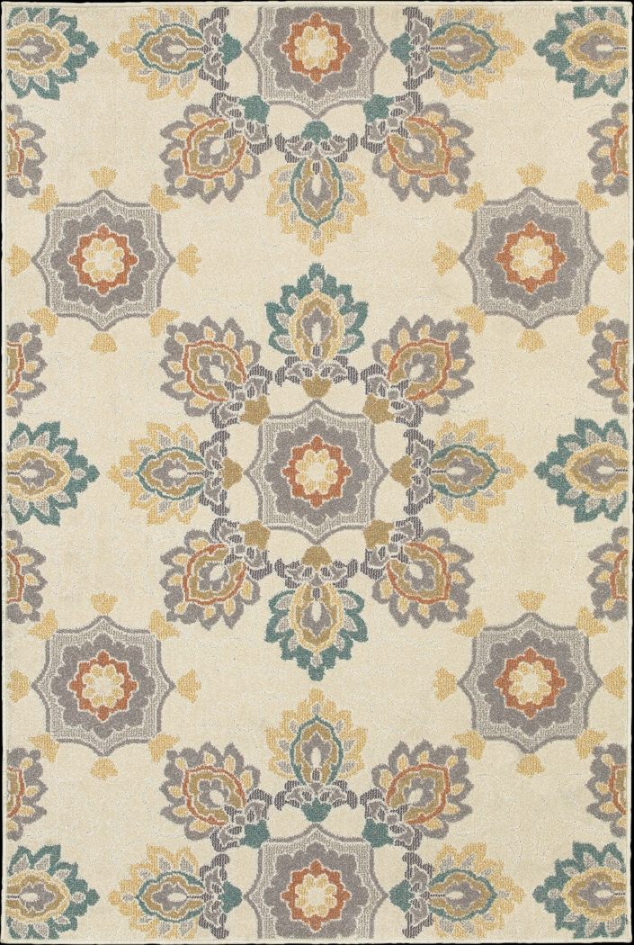 Natesha Ivory 5'3 x 7'6 Rug - Thumbnail - Image 1