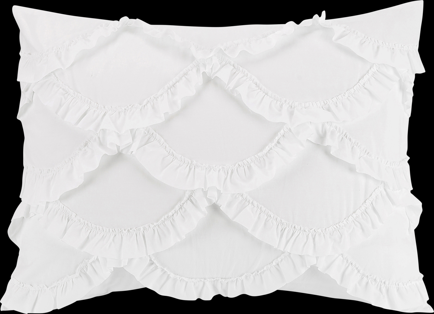 Nathaira White 4 Pc King Comforter Set - Thumbnail - Image 3