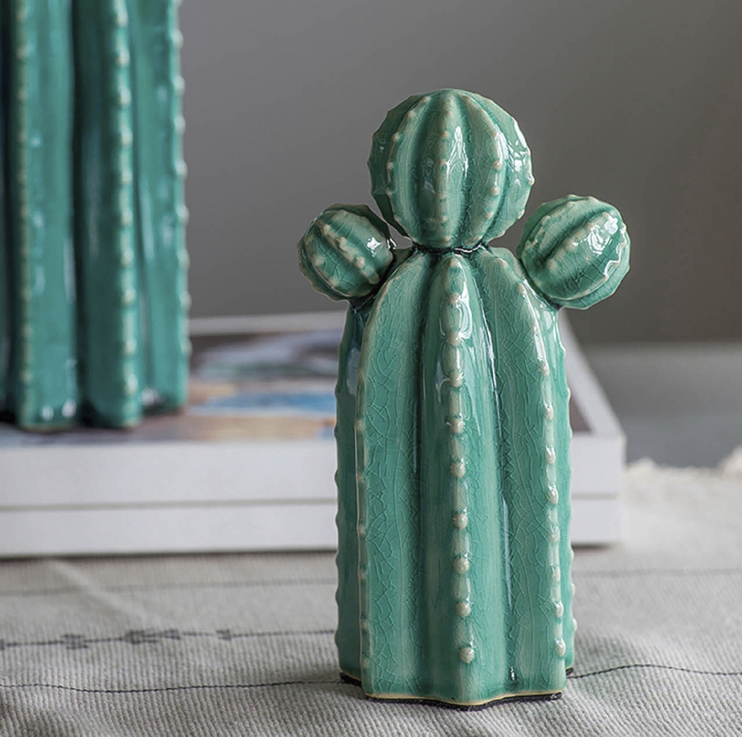 Nathalia Teal Sculpture - Thumbnail - Image 2