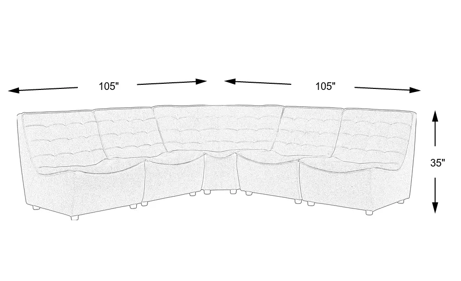 Dimension Image. Please refer to the Dimension Tab on this page for dimension details.