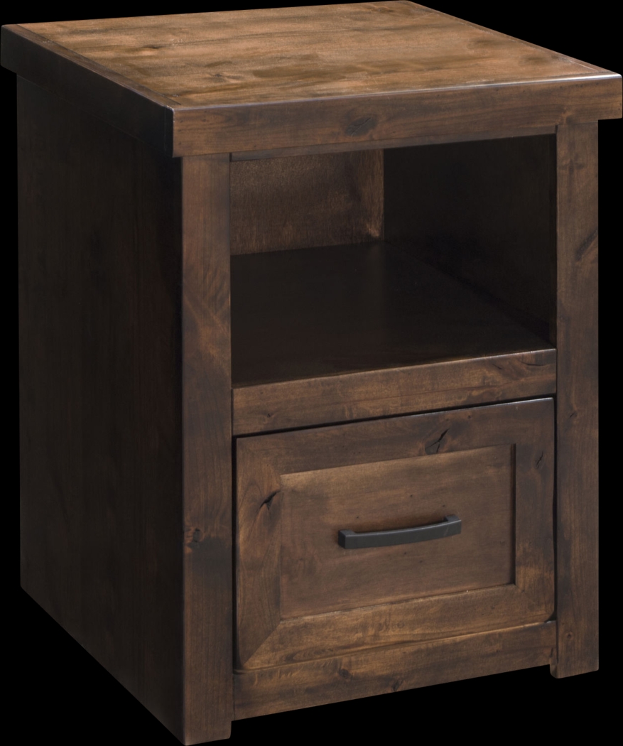 Natlea Brown End Table - Thumbnail - Image 1
