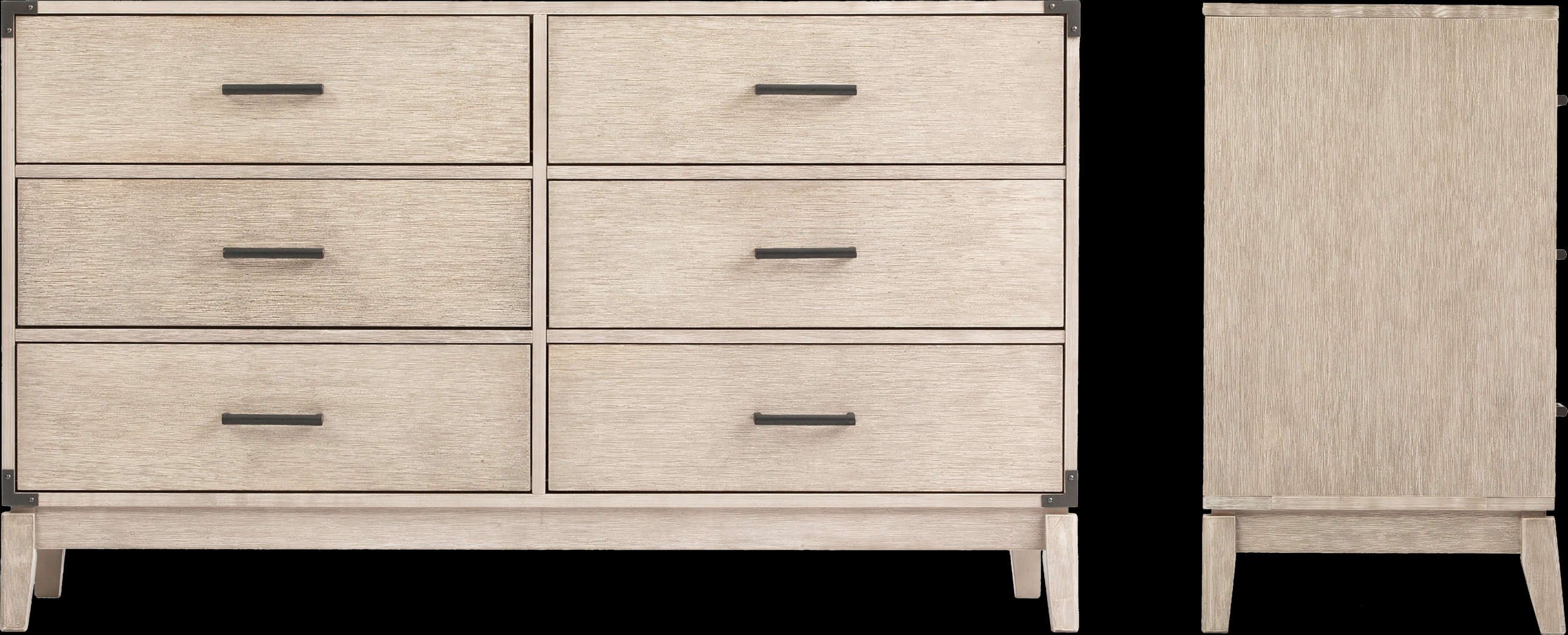 Natoma Gray 6-Drawer Dresser - Thumbnail - Image 10
