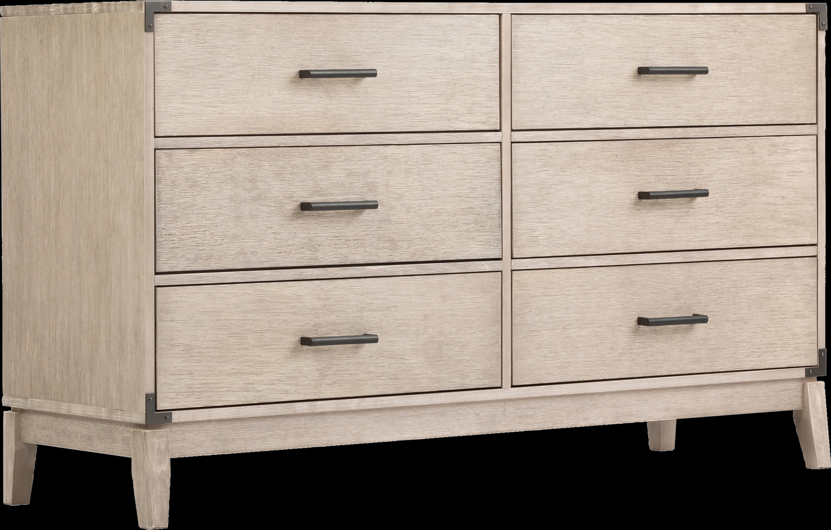 Natoma Gray 6-Drawer Dresser - Thumbnail - Image 1