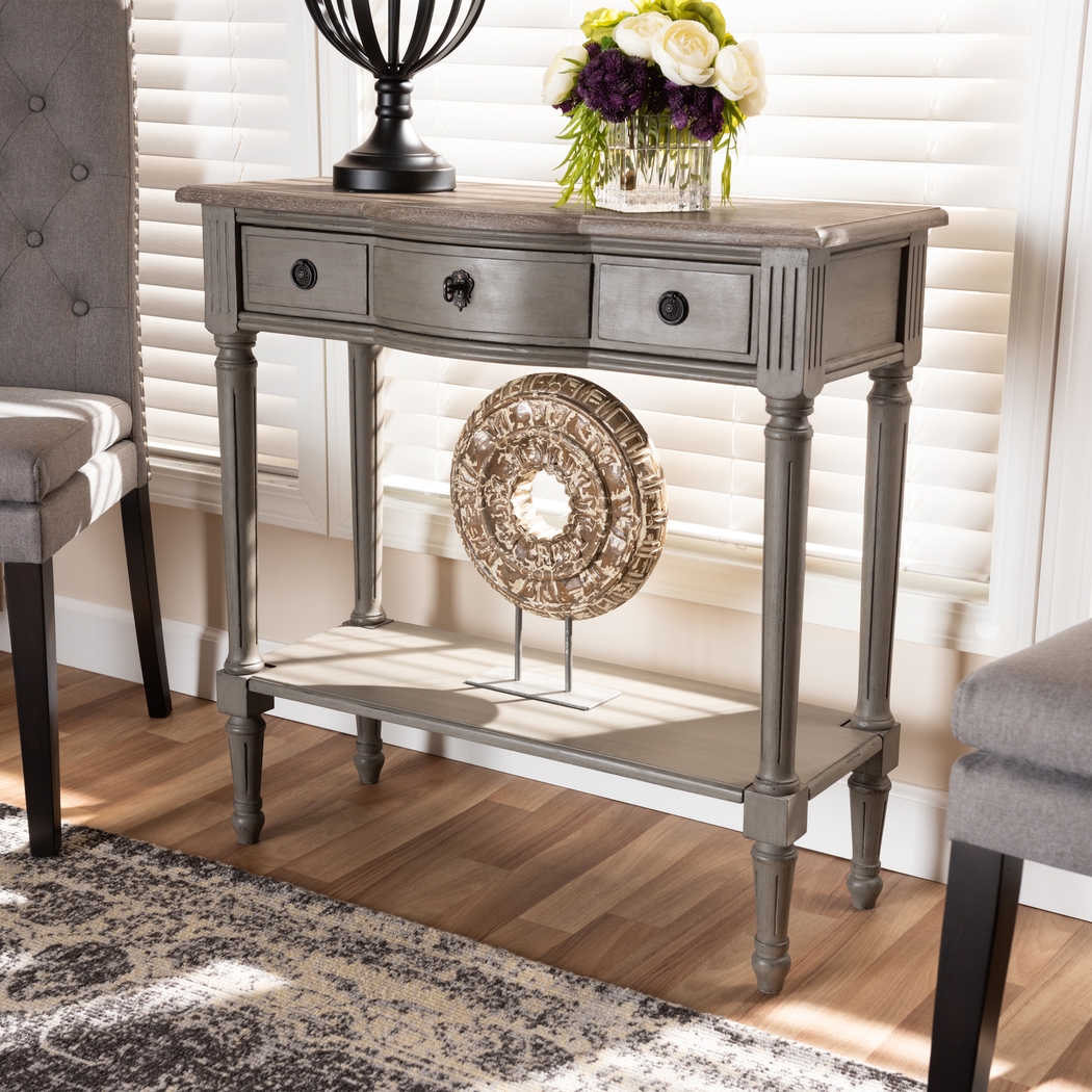 Natrona Gray Console Table - Thumbnail - Image 2