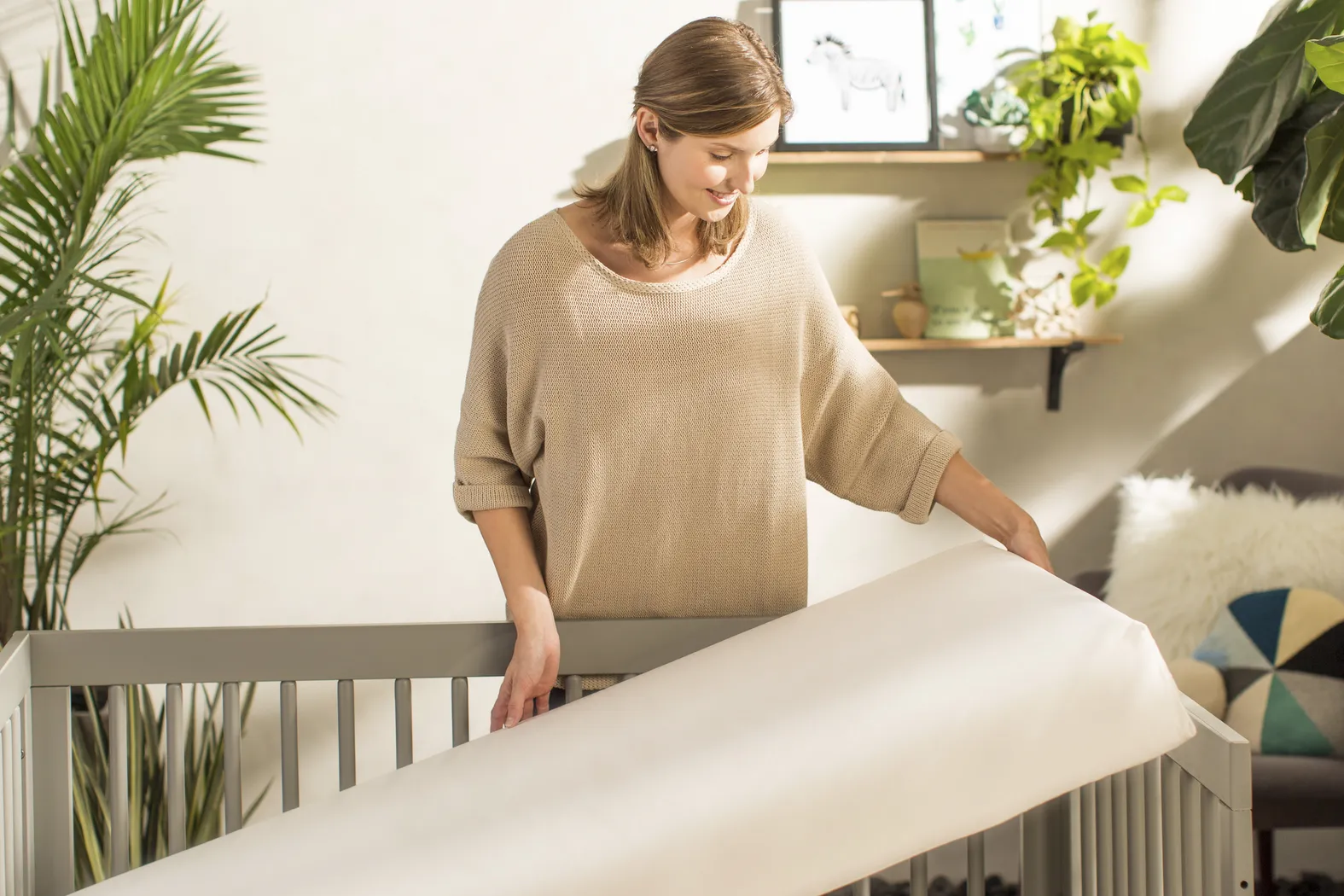 Naturepedic Lightweight 2-Stage Crib Mattress - Thumbnail - Image 2