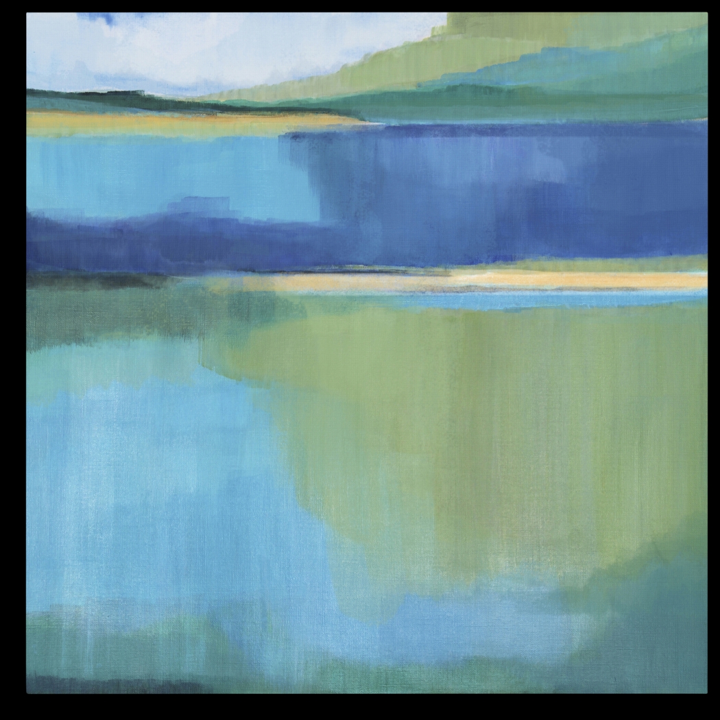 Nature's Reflection I Blue Artwork - Thumbnail - Image 1