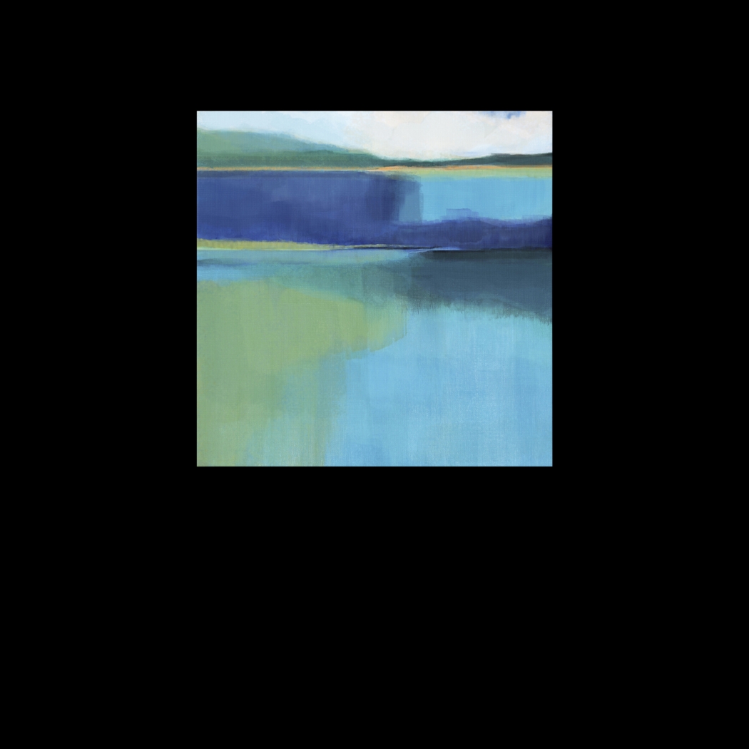 Nature's Reflection II Blue Artwork - Thumbnail - Image 2