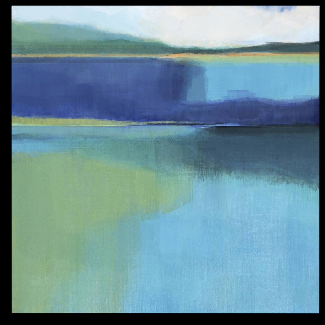 Nature's Reflection II Blue Artwork - Thumbnail - Image 1