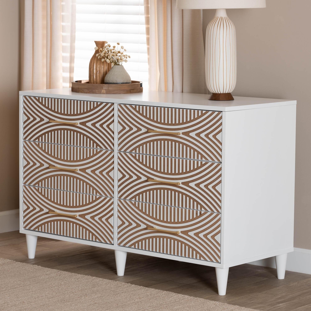 Naugle White Dresser - Thumbnail - Image 2