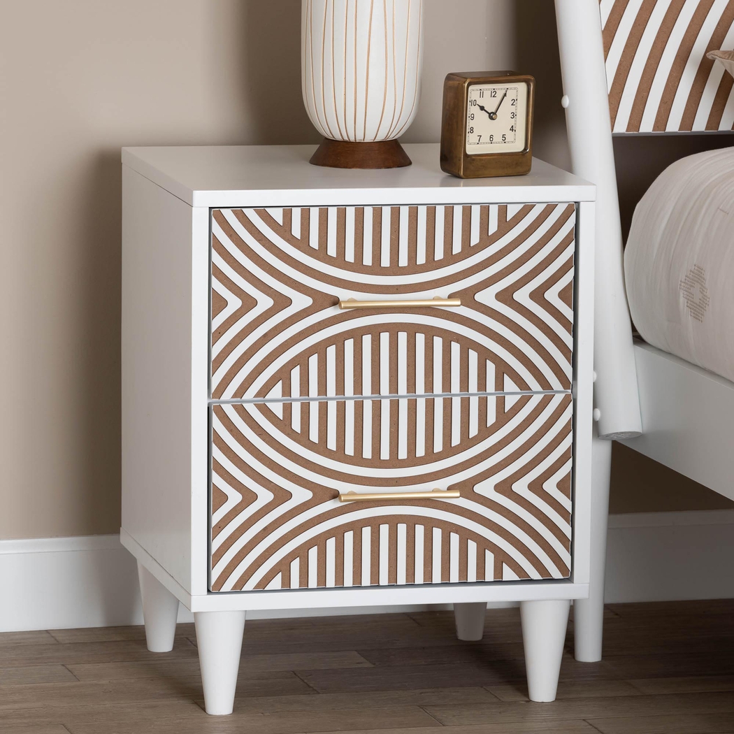 Naugle White Nightstand - Thumbnail - Image 2