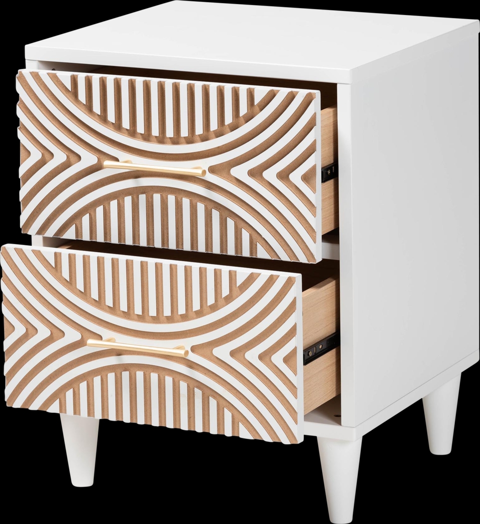 Naugle White Nightstand - Thumbnail - Image 3