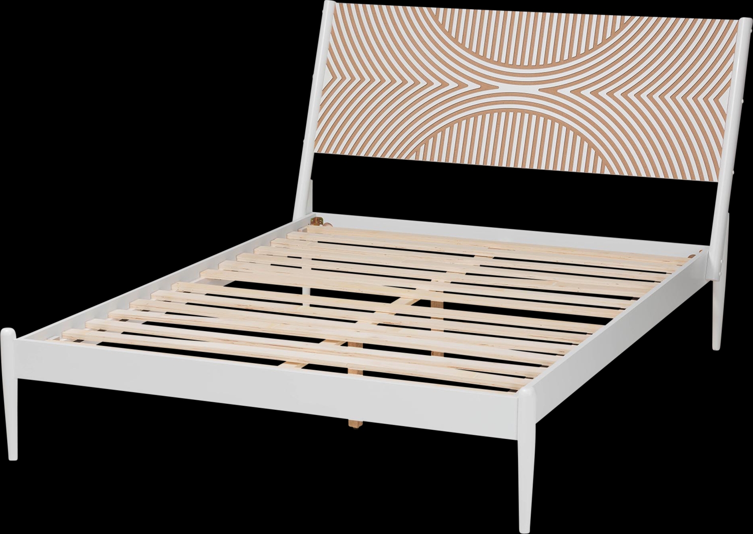 Naugle White Queen Bed - Thumbnail - Image 4