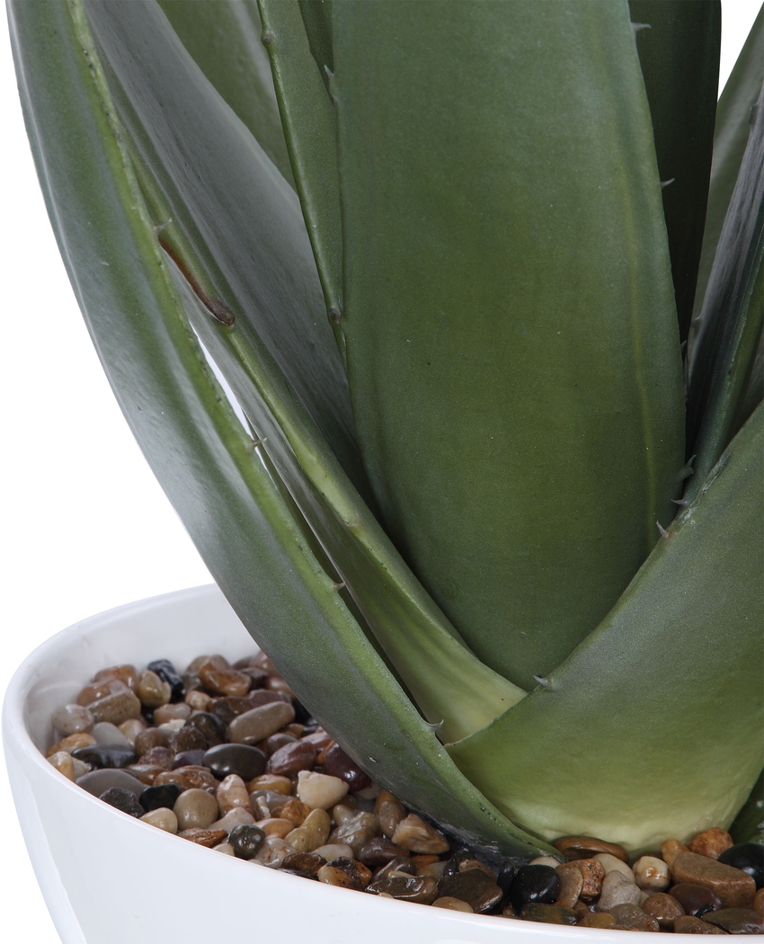 Naura White Decorative Planter - Thumbnail - Image 3