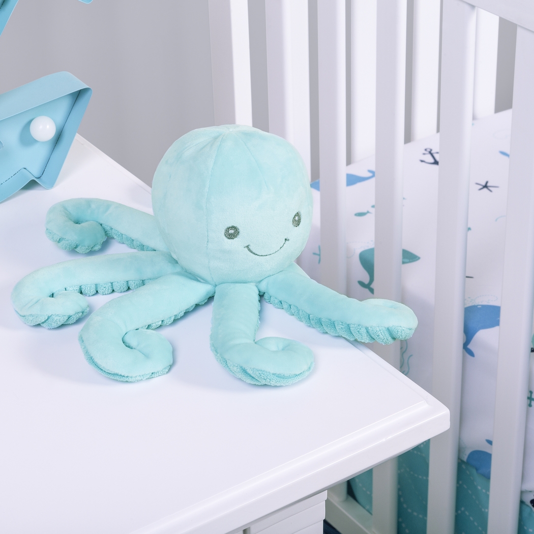 Nautical Adventure Blue 4 Pc Baby Bedding Set - Thumbnail - Image 15