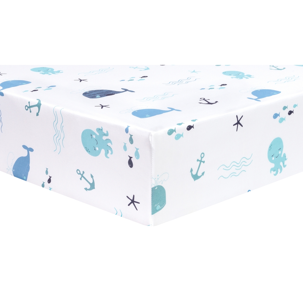 Nautical Adventure Blue 4 Pc Baby Bedding Set - Thumbnail - Image 8