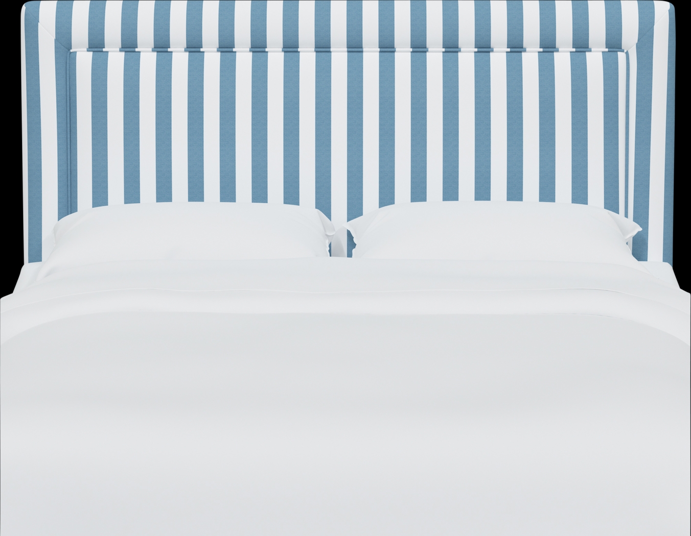 Nautical Blues Blue King Upholstered Headboard - Thumbnail - Image 2