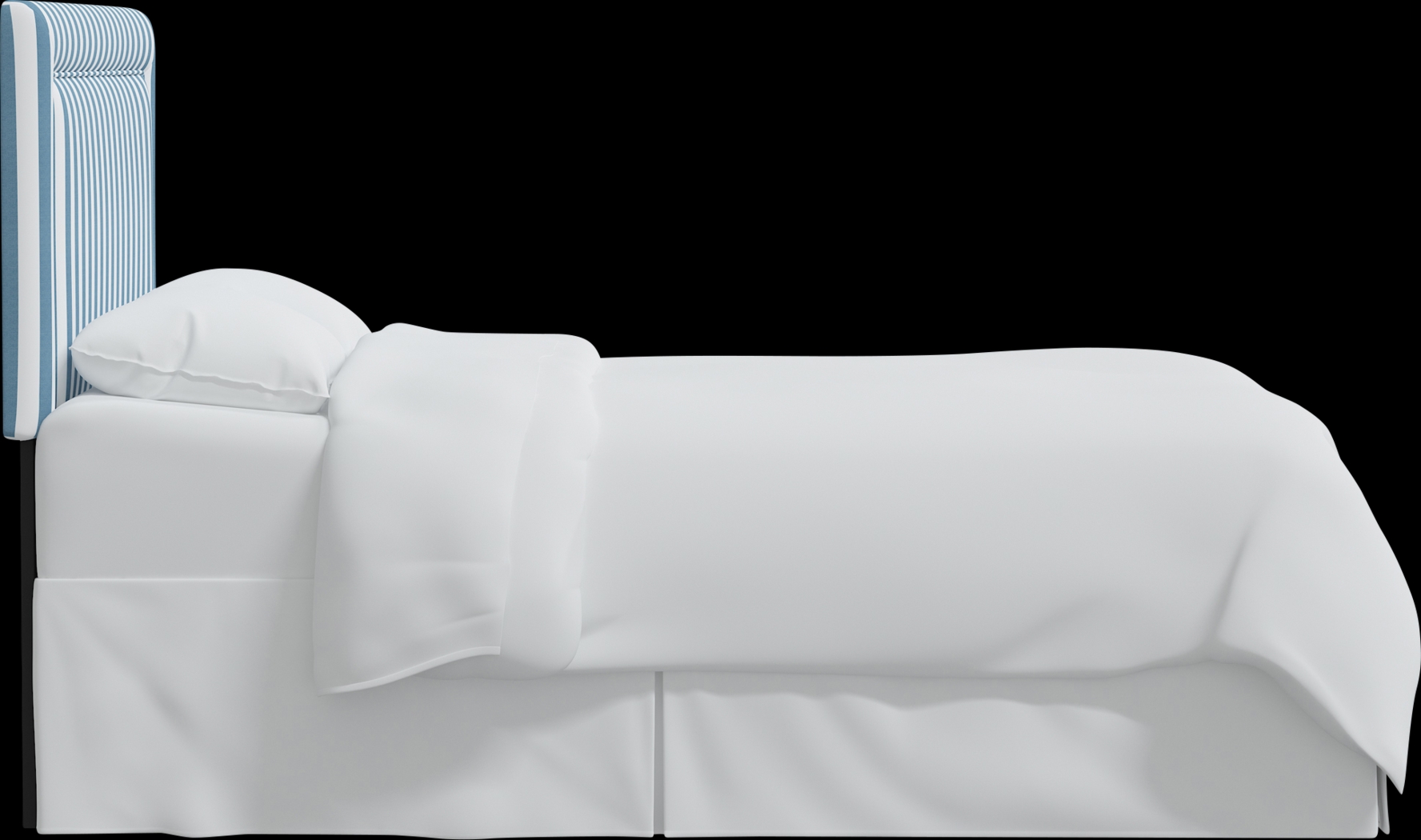 Nautical Blues Blue King Upholstered Headboard - Thumbnail - Image 3