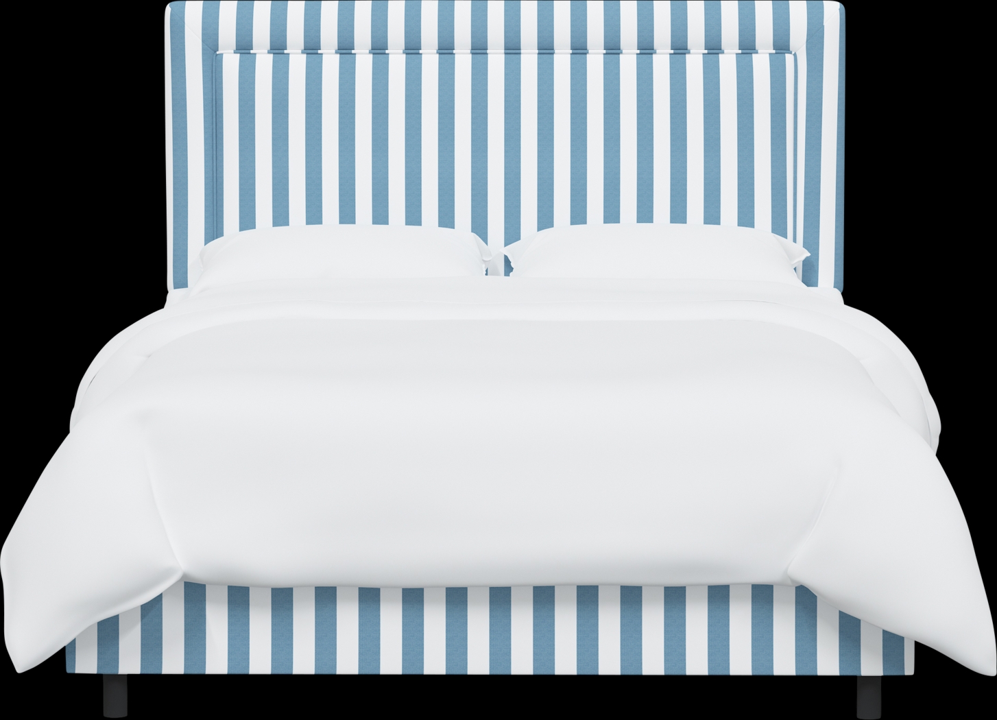 Nautical Blues Blue Queen Upholstered Bed - Thumbnail - Image 2