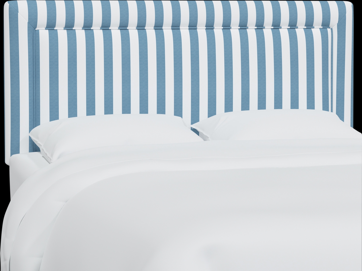 Nautical Blues Blue Twin Upholstered Headboard - Thumbnail - Image 1