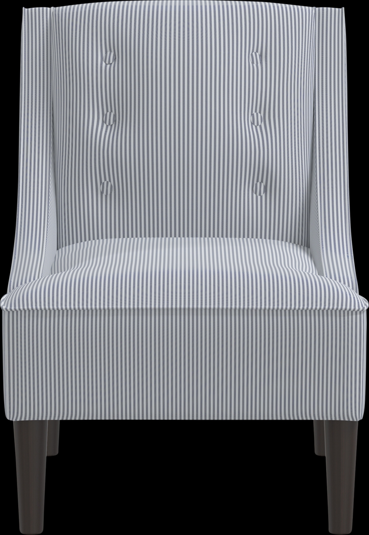 Nautical Blues Navy Accent Chair - Thumbnail - Image 2