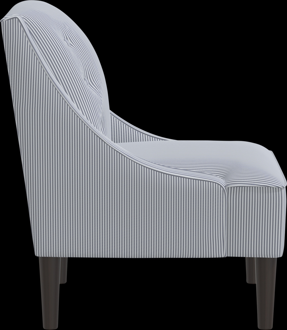 Nautical Blues Navy Accent Chair - Thumbnail - Image 3