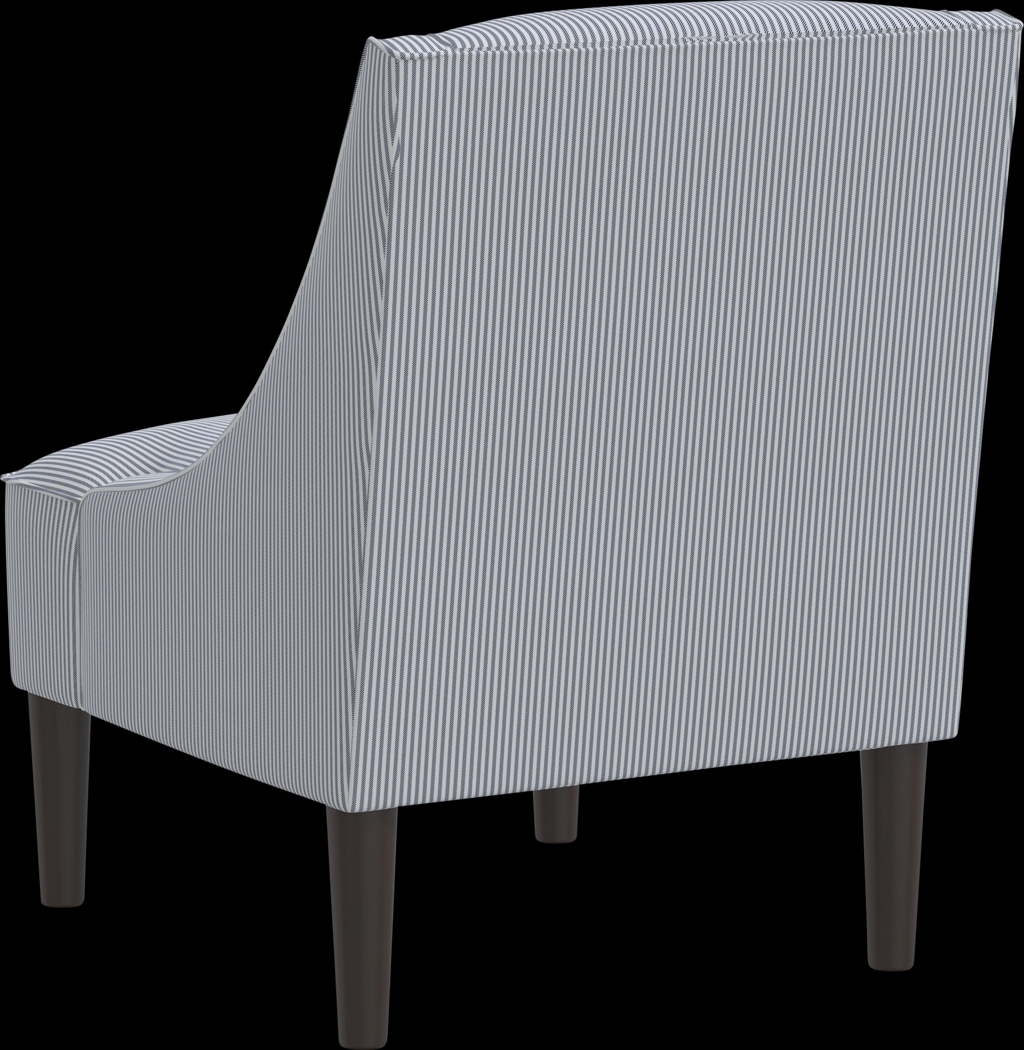 Nautical Blues Navy Accent Chair - Thumbnail - Image 4