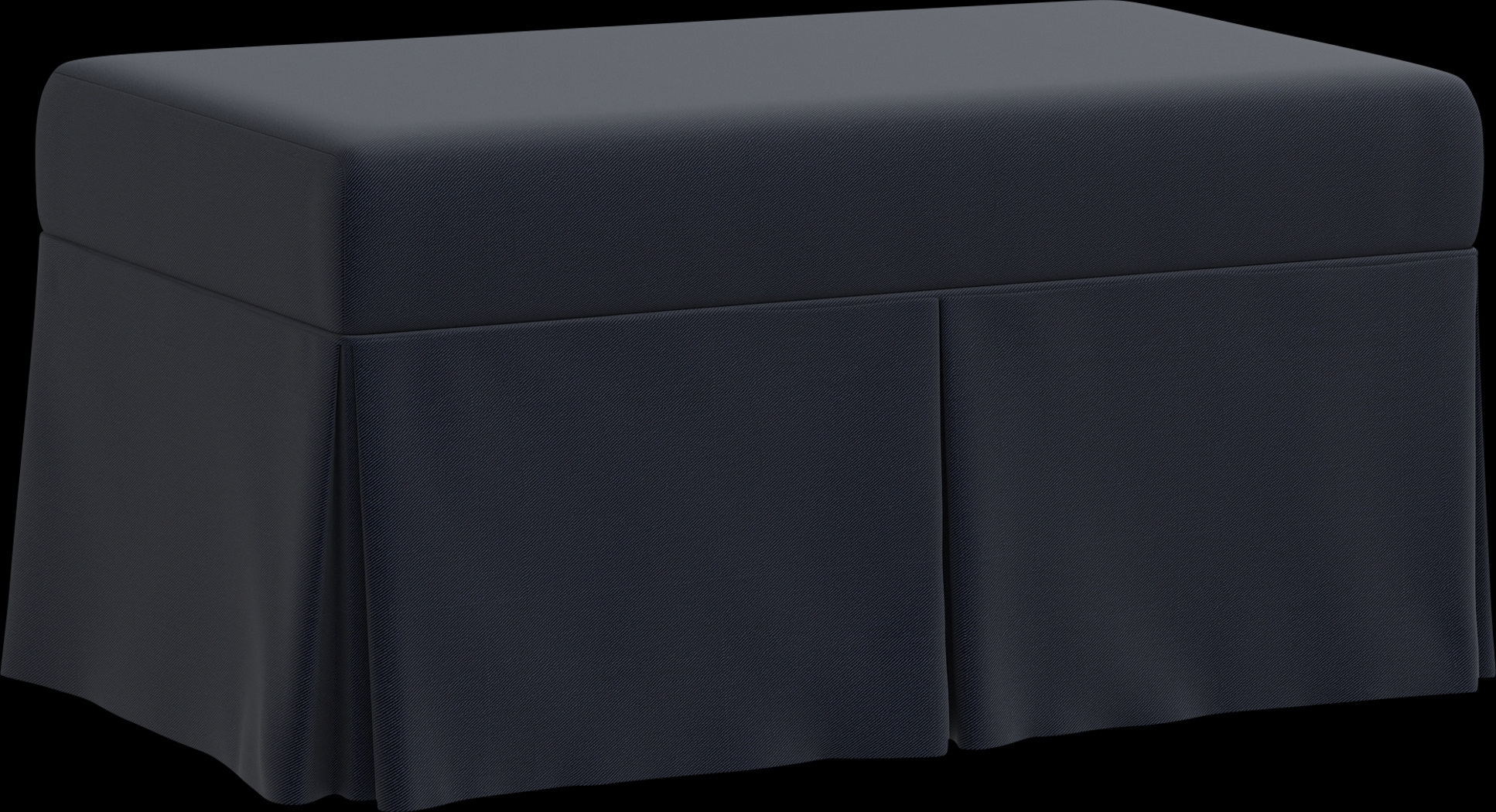 Nautical Blues Navy Storage Bench - Thumbnail - Image 1