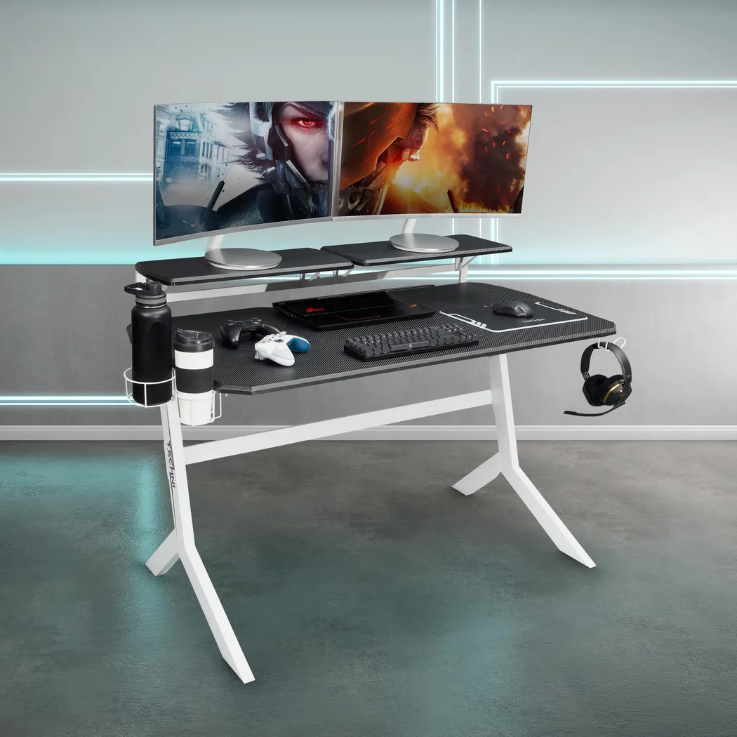 Navagle White Gaming Desk - Thumbnail - Image 2